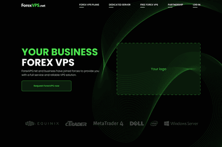 Branded checkout page mockup with space for a client logo