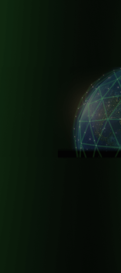 Background globe and space
