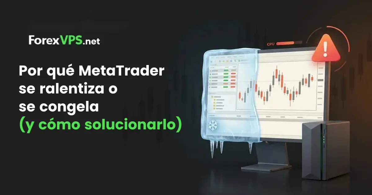 MetaTrader se congela o tiene lag: 12 soluciones probadas