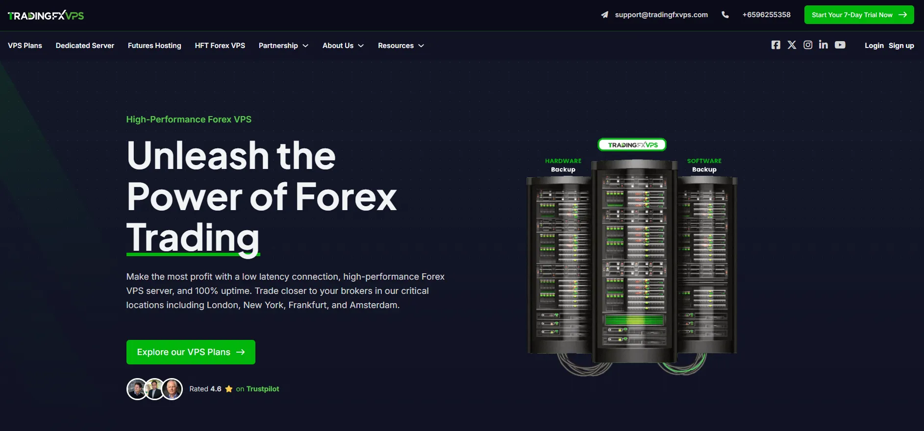 provedor de Forex VPS TradingFXVPS