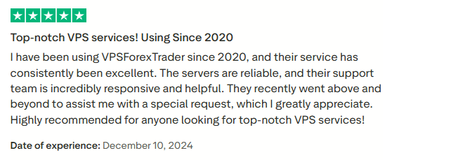 feedback positivo da vpsforextrader