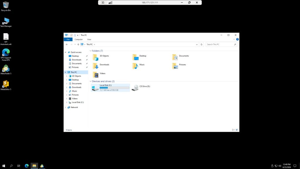 This PC window with Local Disk C highlighted