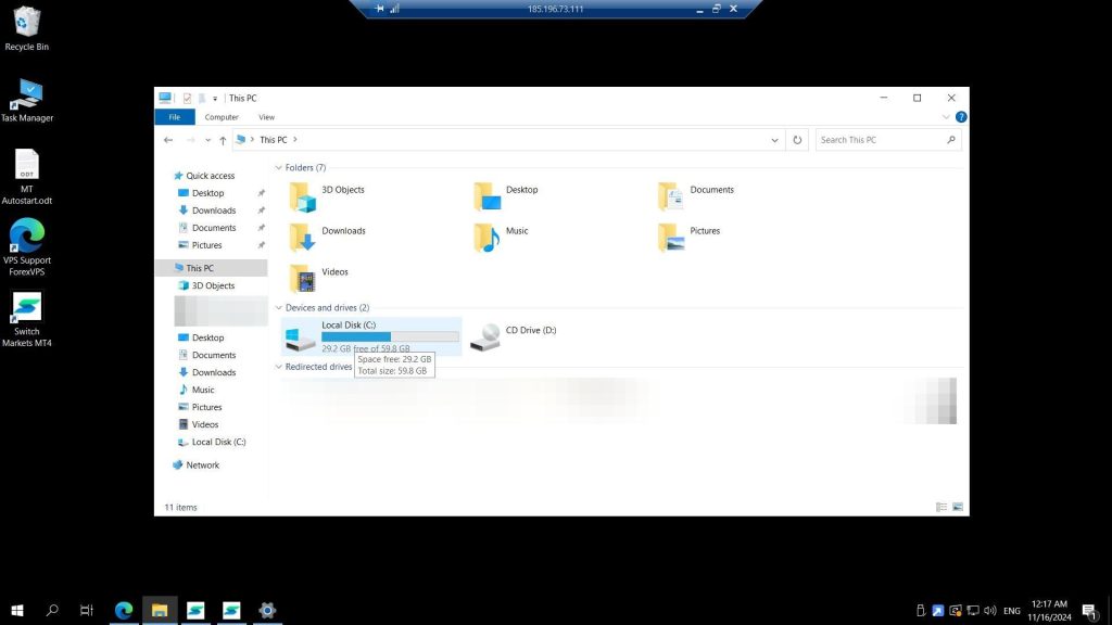 This PC window with Local Disk C highlighted